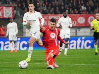 Mirko Maric (AC Monza) participates in the Italian championship Serie A football match between AC Monza and AC Milan at U-Power Stadium in M...