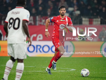 Pablo Mari (AC Monza) participates in the Italian championship Serie A football match between AC Monza and AC Milan at U-Power Stadium in Mo...