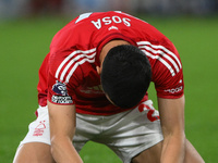 Ramon Sosa of Nottingham Forest reacts after a missed opportunity at goal during the Premier League match between Nottingham Forest and West...