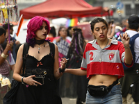 Revelers take part in the 33rd LGBT Pride Parade in Buenos Aires, Argentina, on November 2, 2024. (