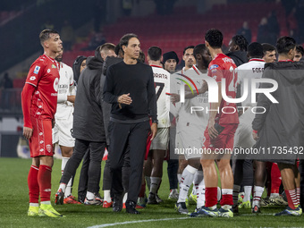 Alessandro Nesta plays during the Serie A match between AC Monza and AC Milan at U-Power Stadium in Monza, Italy, on November 2, 2024. (