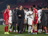 Alessandro Nesta plays during the Serie A match between AC Monza and AC Milan at U-Power Stadium in Monza, Italy, on November 2, 2024. (