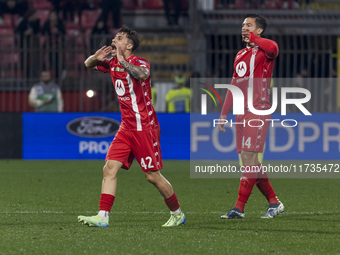 Alessandro Bianco participates in the Serie A match between AC Monza and AC Milan at U-Power Stadium in Monza, Italy, on November 2, 2024. (