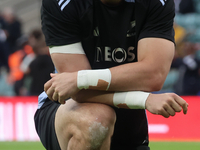 Will Jordan of New Zealand participates in the Autumn Nations Series International Rugby match between England and New Zealand at Allianz St...