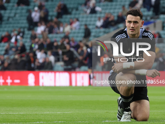 Will Jordan of New Zealand participates in the Autumn Nations Series International Rugby match between England and New Zealand at Allianz St...