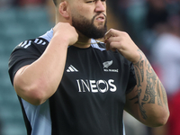 Tyrel Lomax of New Zealand participates in the Autumn Nations Series International Rugby match between England and New Zealand at Allianz St...