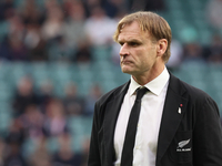 Scott Robertson is the Head Coach of New Zealand during the Autumn Nations Series International Rugby match between England and New Zealand...