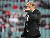 Scott Robertson is the Head Coach of New Zealand during the Autumn Nations Series International Rugby match between England and New Zealand...