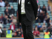 Scott Robertson is the Head Coach of New Zealand during the Autumn Nations Series International Rugby match between England and New Zealand...