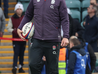 England's Coach Steve Borthwick is present during the Autumn Nations Series International Rugby match between England and New Zealand at All...