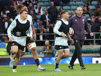 England's Coach Steve Borthwick is present during the Autumn Nations Series International Rugby match between England and New Zealand at All...