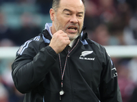 Scott Hensen serves as Assistant Coach during the Autumn Nations Series International Rugby match between England and New Zealand at Allianz...