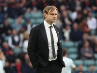 Scott Robertson is the Head Coach of New Zealand during the Autumn Nations Series International Rugby match between England and New Zealand...