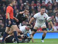 England's George Martin (Leicester City) participates in the Autumn Nations Series International Rugby match between England and New Zealand...