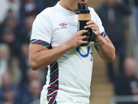 Marcus Smith of England (Harlequins) plays during the Autumn Nations Series International Rugby match between England and New Zealand at All...