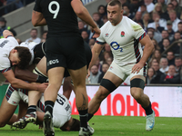 England's George Martin (Leicester City) plays during the Autumn Nations Series International Rugby match between England and New Zealand at...