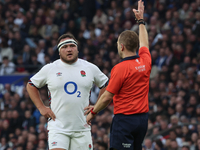 England's Jamie George (Saracens) participates in the Autumn Nations Series International Rugby match between England and New Zealand at All...