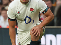 Marcus Smith of England (Harlequins) plays during the Autumn Nations Series International Rugby match between England and New Zealand at All...