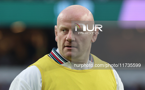 England's Dan Cole (Leicester Tigers) participates in the Autumn Nations Series International Rugby match between England and New Zealand at...