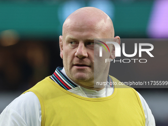 England's Dan Cole (Leicester Tigers) participates in the Autumn Nations Series International Rugby match between England and New Zealand at...