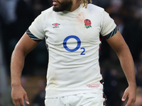 Chandler Cunningham-South of England (Harlequins) is in action during the Autumn Nations Series International Rugby match between England an...