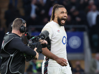 Chandler Cunningham-South of England (Harlequins) is in action during the Autumn Nations Series International Rugby match between England an...