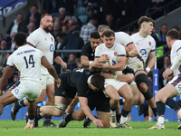 England's Henry Slade (Exeter Chiefs) is in action during the Autumn Nations Series International Rugby match between England and New Zealan...