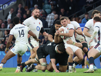 England's Henry Slade (Exeter Chiefs) is in action during the Autumn Nations Series International Rugby match between England and New Zealan...