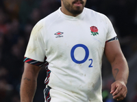 England's Ollie Lawrence (Bath Rugby) participates in the Autumn Nations Series International Rugby match between England and New Zealand at...