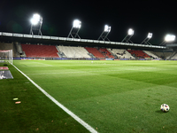 A view ahead of Puszcza Niepolomice - Lech Poznan match of the Ekstraklasa Polish Football League, at Cracovia Stadium in Krakow, Poland on...