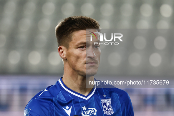 Radoslaw Murawski of Lech Poznan ahead Puszcza Niepolomice - Lech Poznan match of the Ekstraklasa Polish Football League, at Cracovia Stadiu...