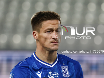 Radoslaw Murawski of Lech Poznan ahead Puszcza Niepolomice - Lech Poznan match of the Ekstraklasa Polish Football League, at Cracovia Stadiu...