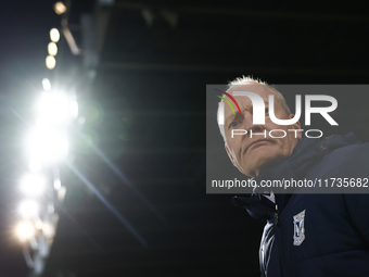 Coach Niels Frederiksen of Lech Poznan ahead of Puszcza Niepolomice - Lech Poznan match of the Ekstraklasa Polish Football League, at Cracov...