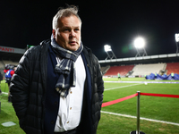 Coach Tomasz Tulacz of Puszcza Niepolomice during Puszcza Niepolomice - Lech Poznan match of the Ekstraklasa Polish Football League, at Crac...