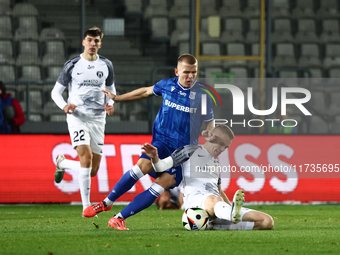 Antoni Kozubal of Lech Poznan during Puszcza Niepolomice - Lech Poznan match of the Ekstraklasa Polish Football League, at Cracovia Stadium...