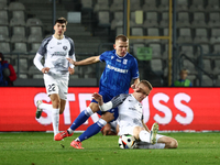 Antoni Kozubal of Lech Poznan during Puszcza Niepolomice - Lech Poznan match of the Ekstraklasa Polish Football League, at Cracovia Stadium...