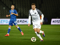 Dawid Abramowicz
of Puszcza Niepolomice
during Puszcza Niepolomice - Lech Poznan match of the Ekstraklasa Polish Football League, at Cracovi...