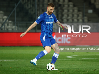 Bartosz Salamon of Lech Poznan during Puszcza Niepolomice - Lech Poznan match of the Ekstraklasa Polish Football League, at Cracovia Stadium...