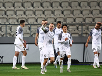 Dawid Szymonowicz of Puszcza Niepolomice celebrates the goal during Puszcza Niepolomice - Lech Poznan match of the Ekstraklasa Polish Footba...