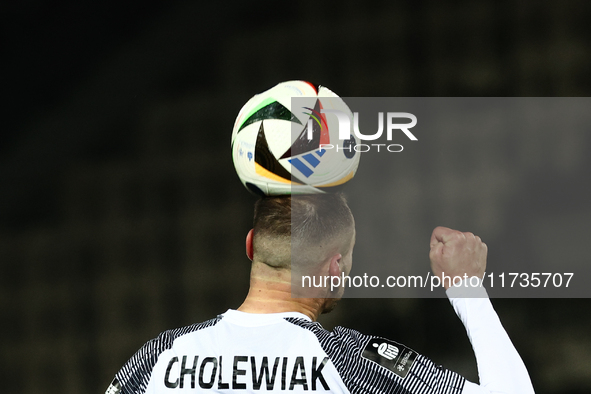 Mateusz Cholewiak of Puszcza Niepolomice during Puszcza Niepolomice - Lech Poznan match of the Ekstraklasa Polish Football League, at Cracov...