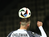 Mateusz Cholewiak of Puszcza Niepolomice during Puszcza Niepolomice - Lech Poznan match of the Ekstraklasa Polish Football League, at Cracov...