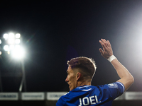 Joel Pereira of Lech Poznan during Puszcza Niepolomice - Lech Poznan match of the Ekstraklasa Polish Football League, at Cracovia Stadium in...