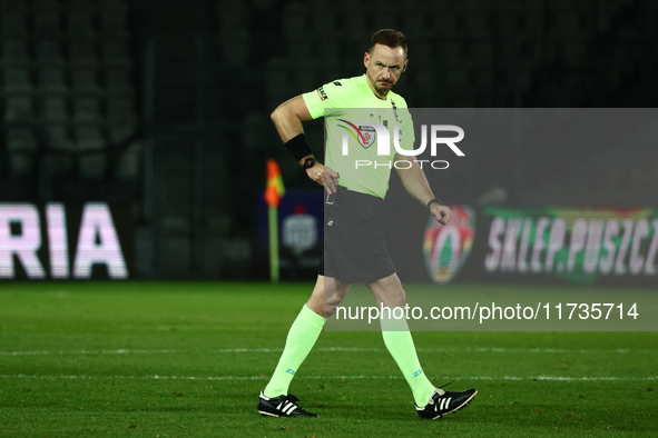 of Lech Poznan during Puszcza Niepolomice - Lech Poznan match of the Ekstraklasa Polish Football League, at Cracovia Stadium in Krakow, Pola...