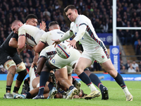 England's Ben Spencer (Bath Rugby) is in action during the Autumn Nations Series International Rugby match between England and New Zealand a...