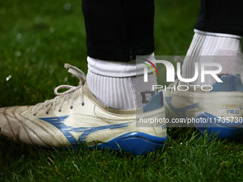 Mizuno Morelia Neo shoes during Puszcza Niepolomice - Lech Poznan match of the Ekstraklasa Polish Football League, at Cracovia Stadium in Kr...