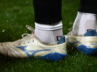 Mizuno Morelia Neo shoes during Puszcza Niepolomice - Lech Poznan match of the Ekstraklasa Polish Football League, at Cracovia Stadium in Kr...