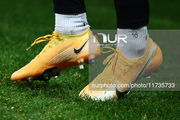 Nike Mercurial shoes during Puszcza Niepolomice - Lech Poznan match of the Ekstraklasa Polish Football League, at Cracovia Stadium in Krakow...