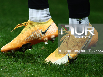 Nike Mercurial shoes during Puszcza Niepolomice - Lech Poznan match of the Ekstraklasa Polish Football League, at Cracovia Stadium in Krakow...