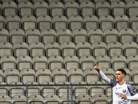 Michalis Kosidis of Puszcza Niepolomice celebrates the goal during Puszcza Niepolomice - Lech Poznan match of the Ekstraklasa Polish Footbal...