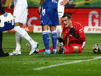 Kewin Komar of Puszcza Niepolomice during Puszcza Niepolomice - Lech Poznan match of the Ekstraklasa Polish Football League, at Cracovia Sta...